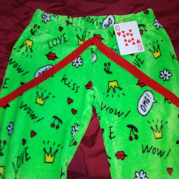 Gaz Concepts Emoji Plush Pajama Pants - Picture 4 of 7